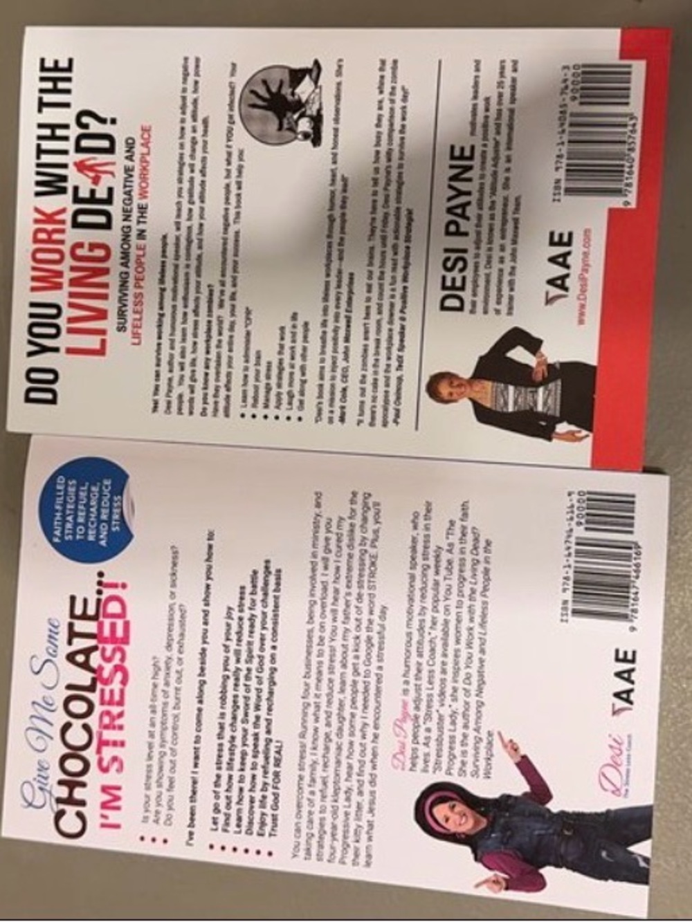 Self-Help Book Lot - White and Red Back Covers